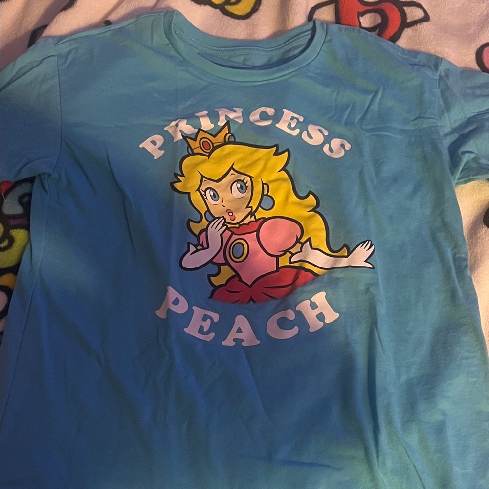 Nintendo Princess Peach Light blue T-Shirt